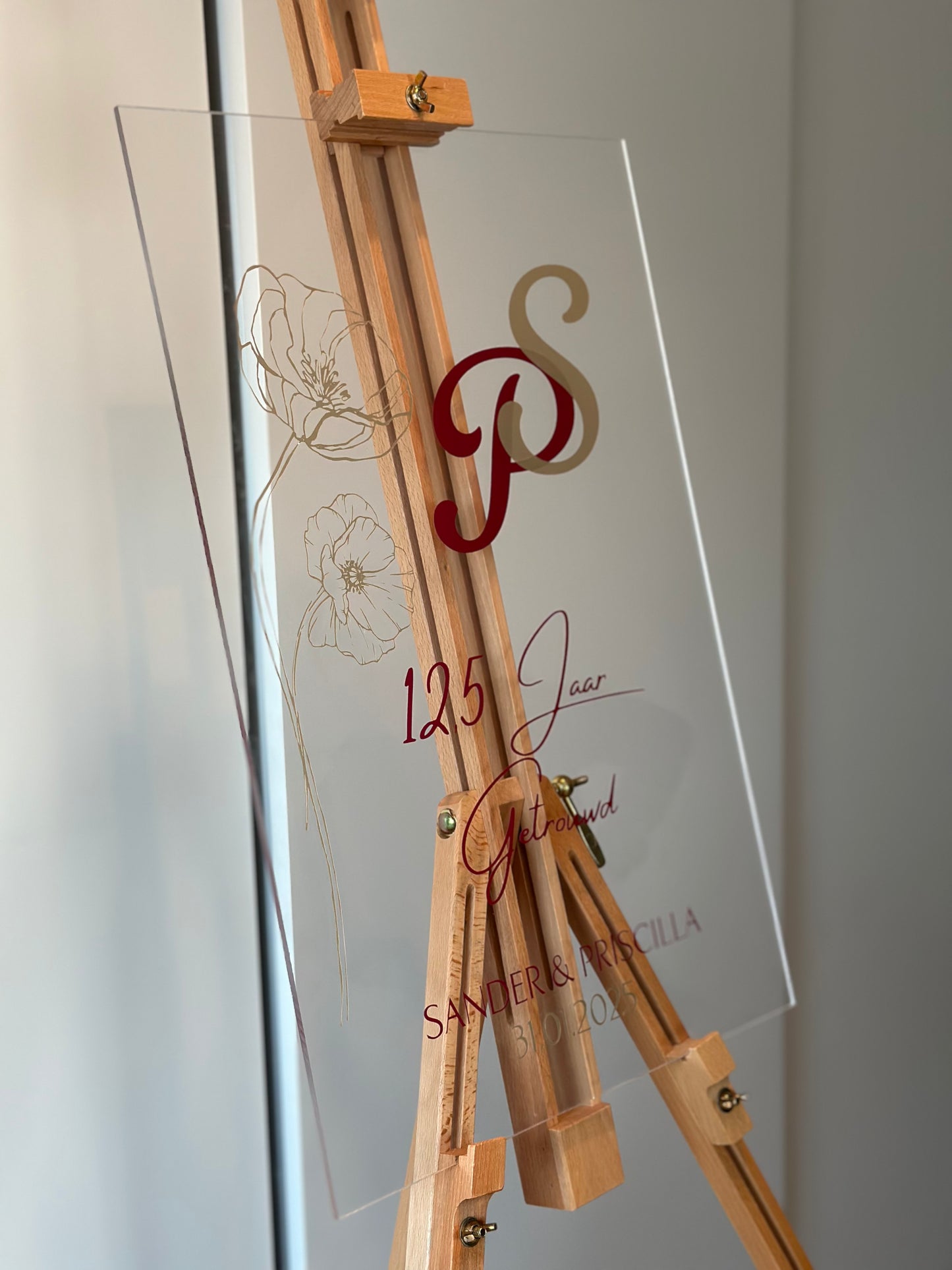 Welkomstbord | Doorzichtig