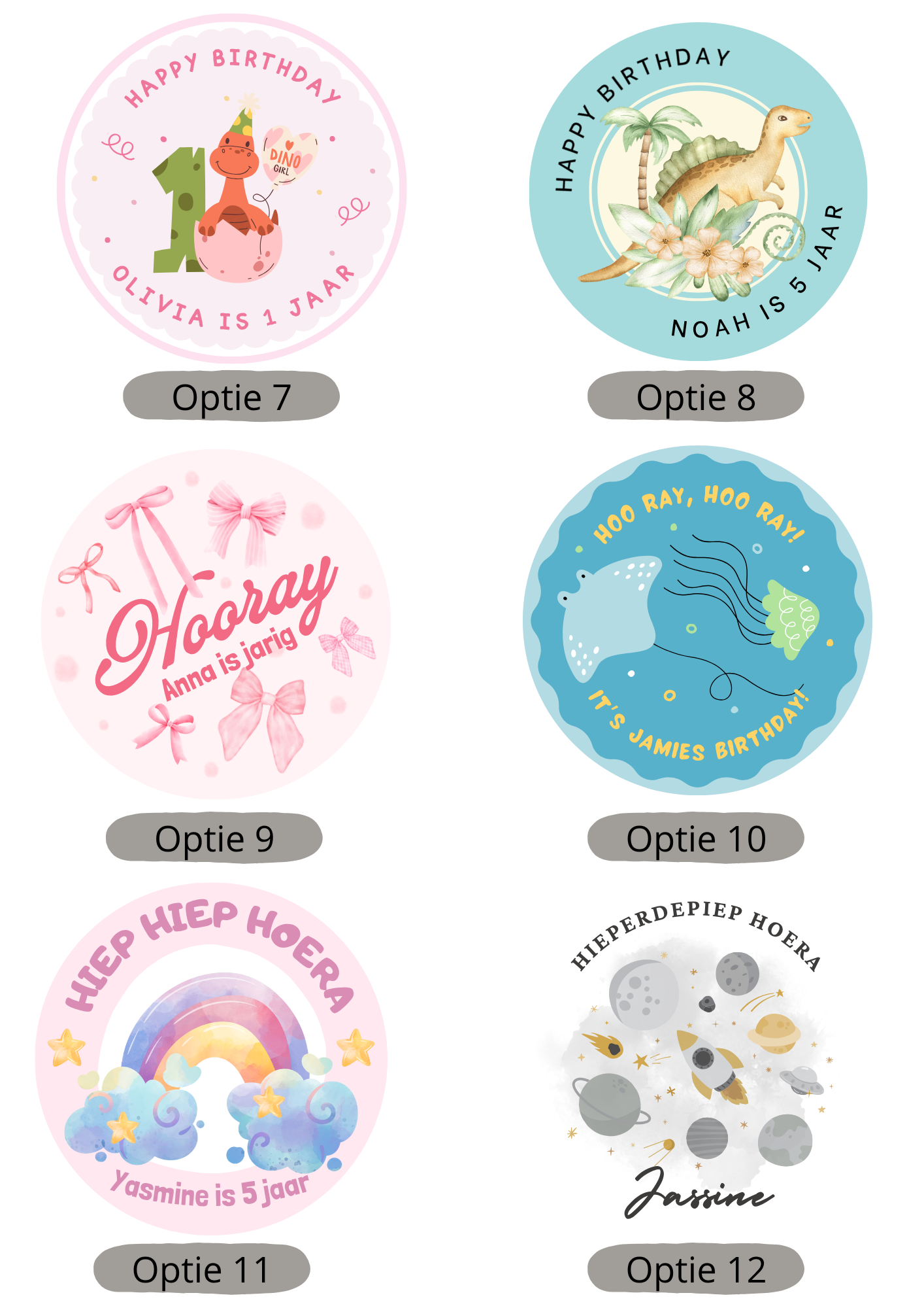 Stickers | Verjaardag