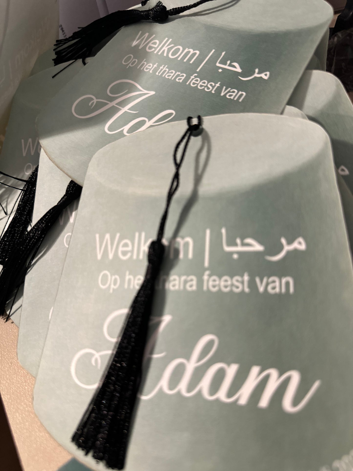 Tafelkaart | Fez hoedje