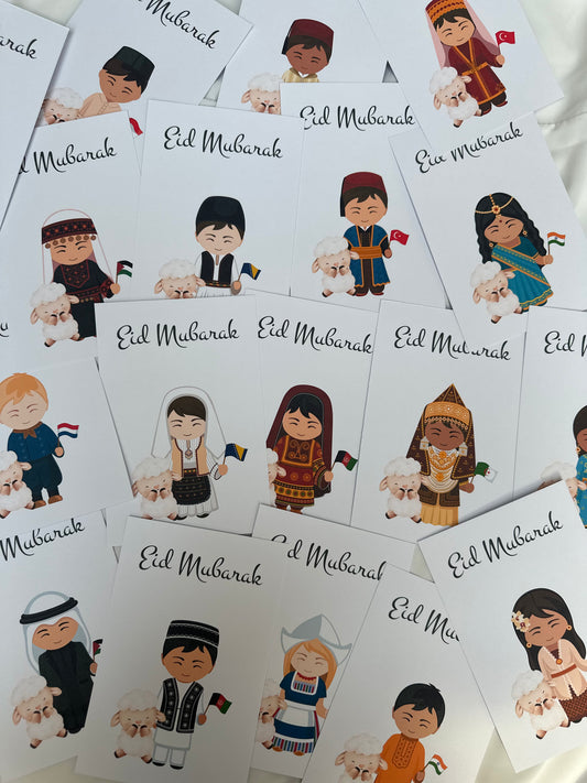 Eid Mubarak | Nationaliteit kaart