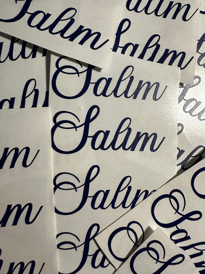 Vinyl | Naamstickers