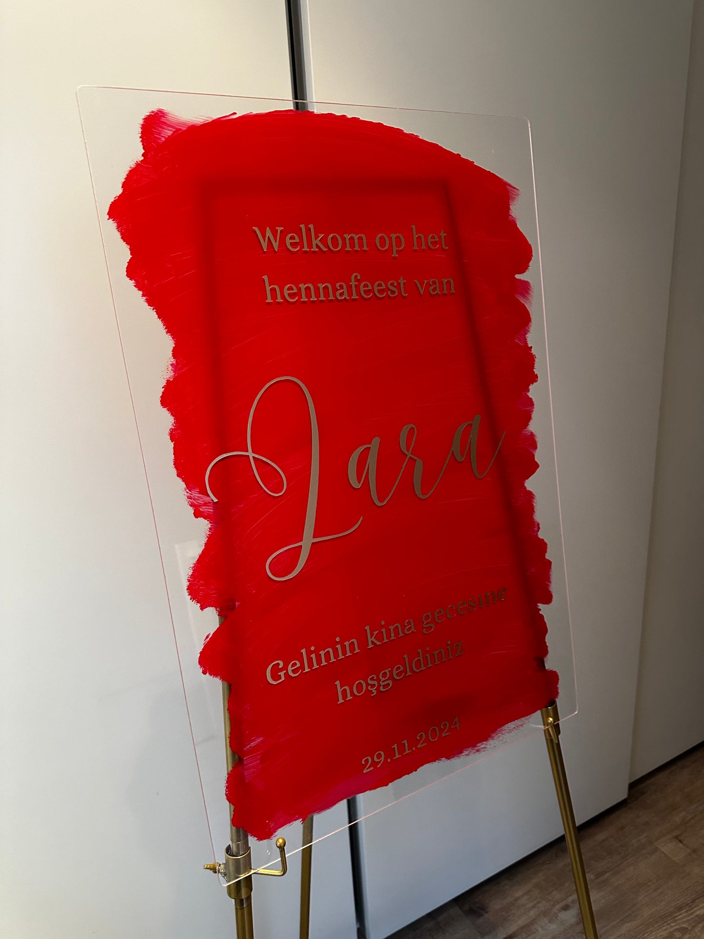 Welkomstbord | Doorzichtig