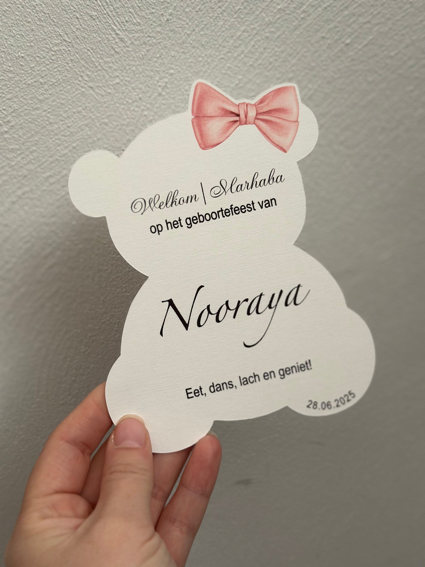 Tafelkaart | Beertje