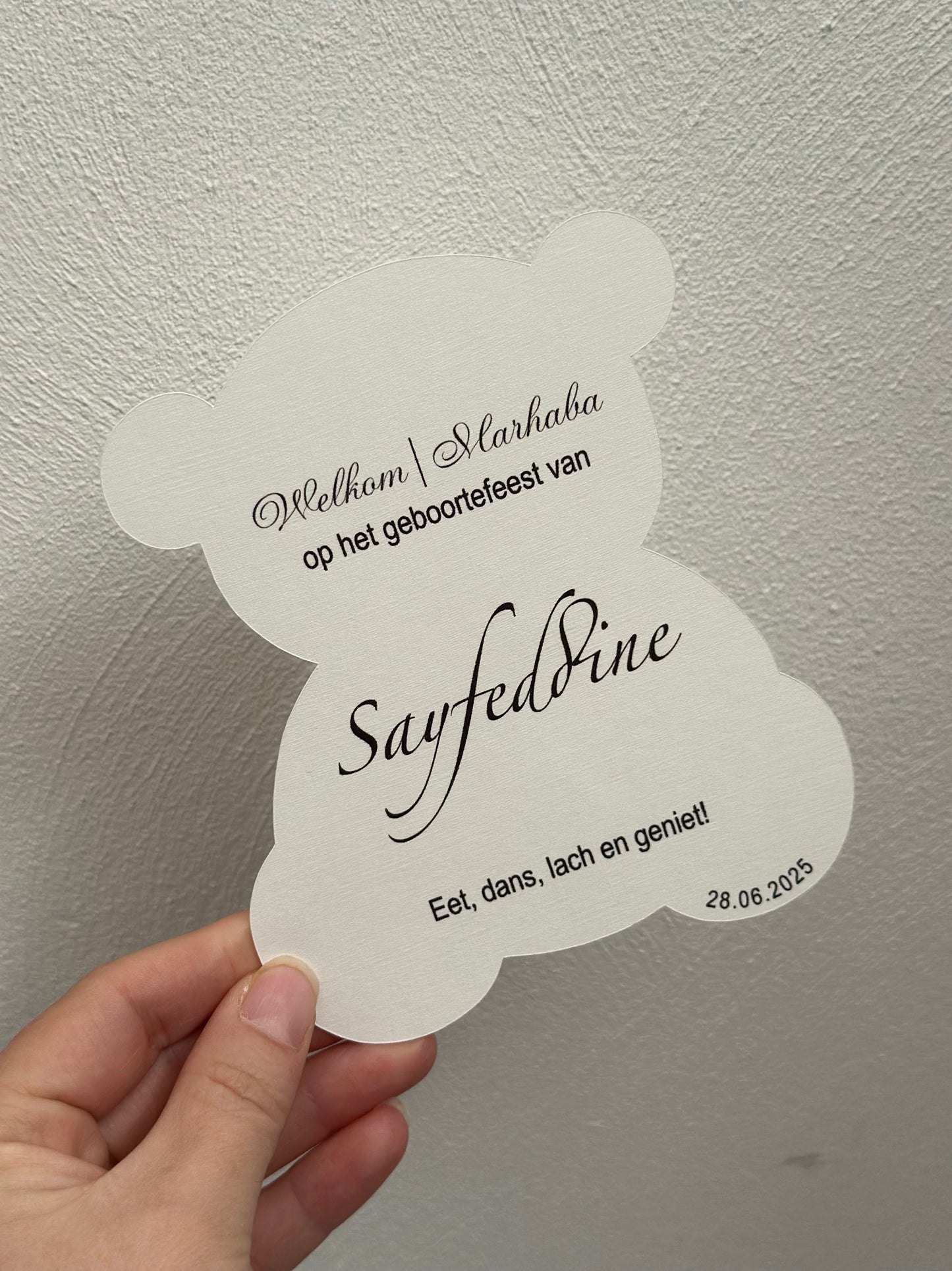 Tafelkaart | Beertje