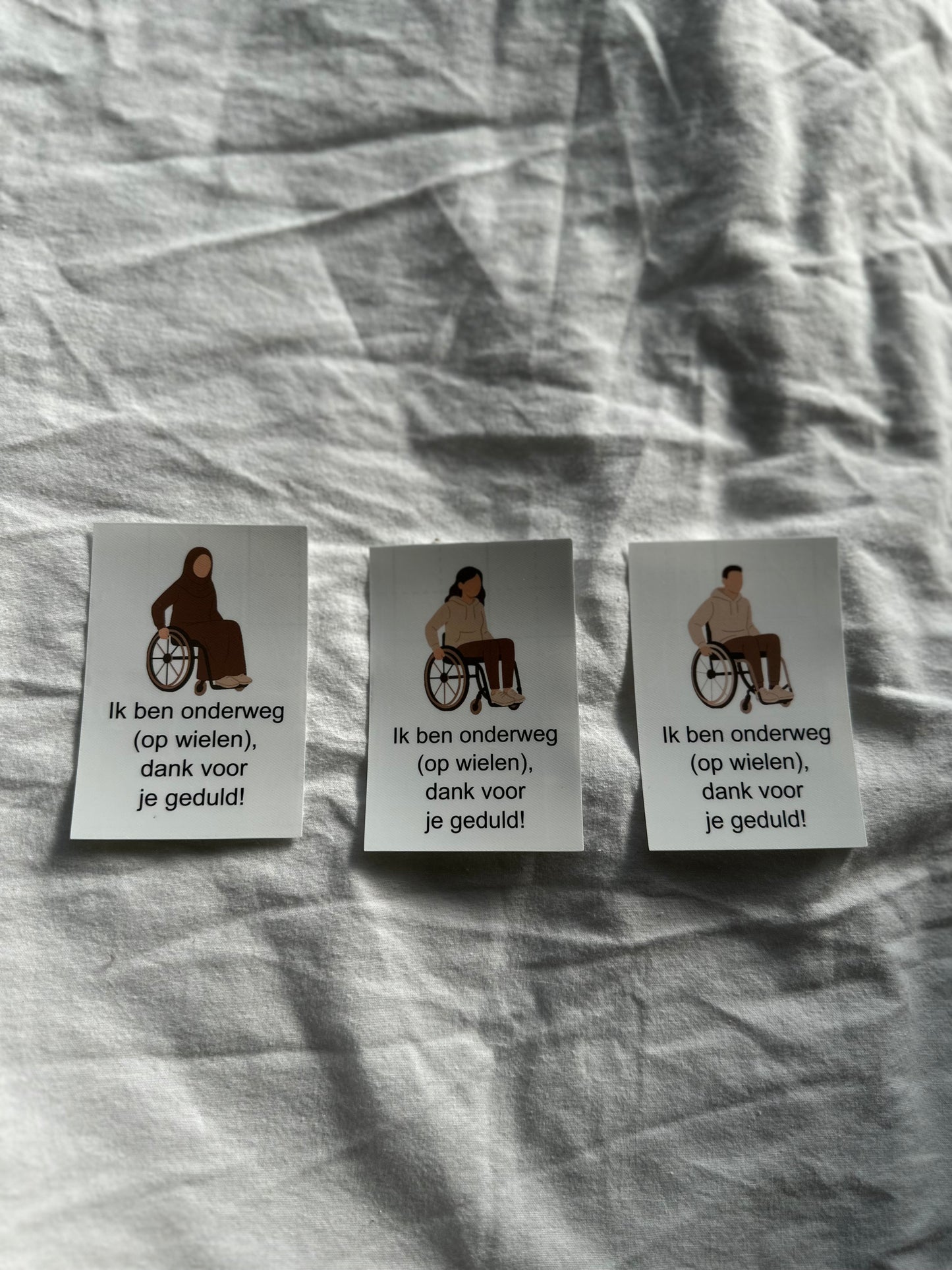 Voordeur sticker voor rolstoelgebruikers