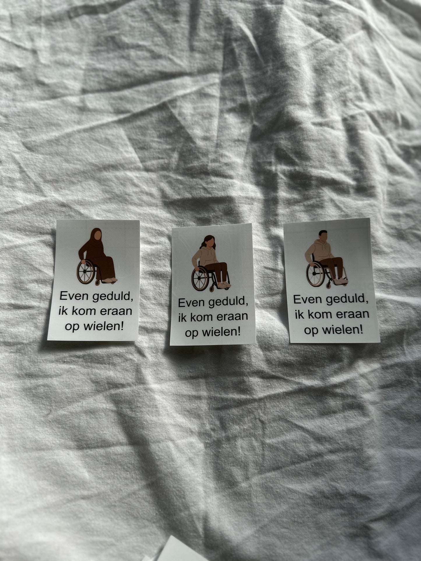 Voordeur sticker voor rolstoelgebruikers