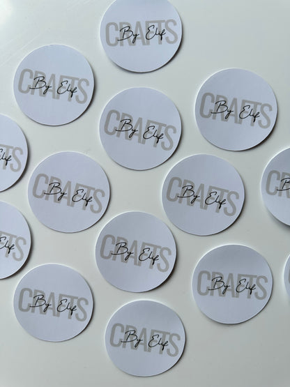 Ronde stickers | Logo naar wens