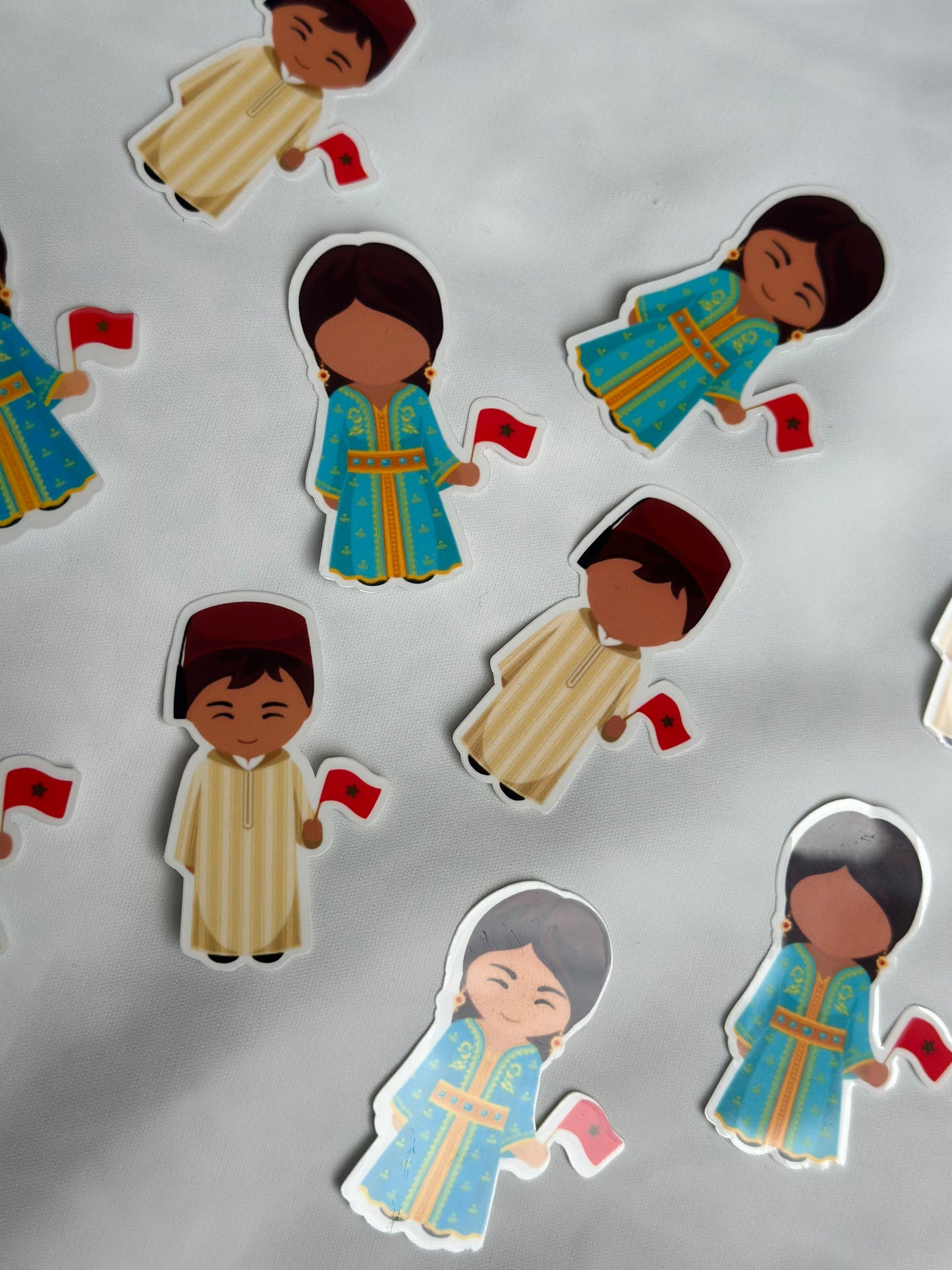 Nationaliteit stickers