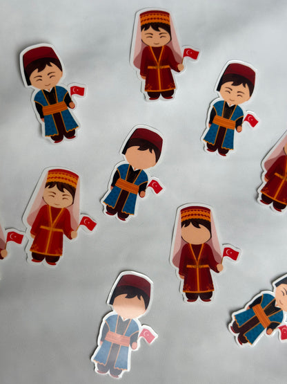 Nationaliteit stickers