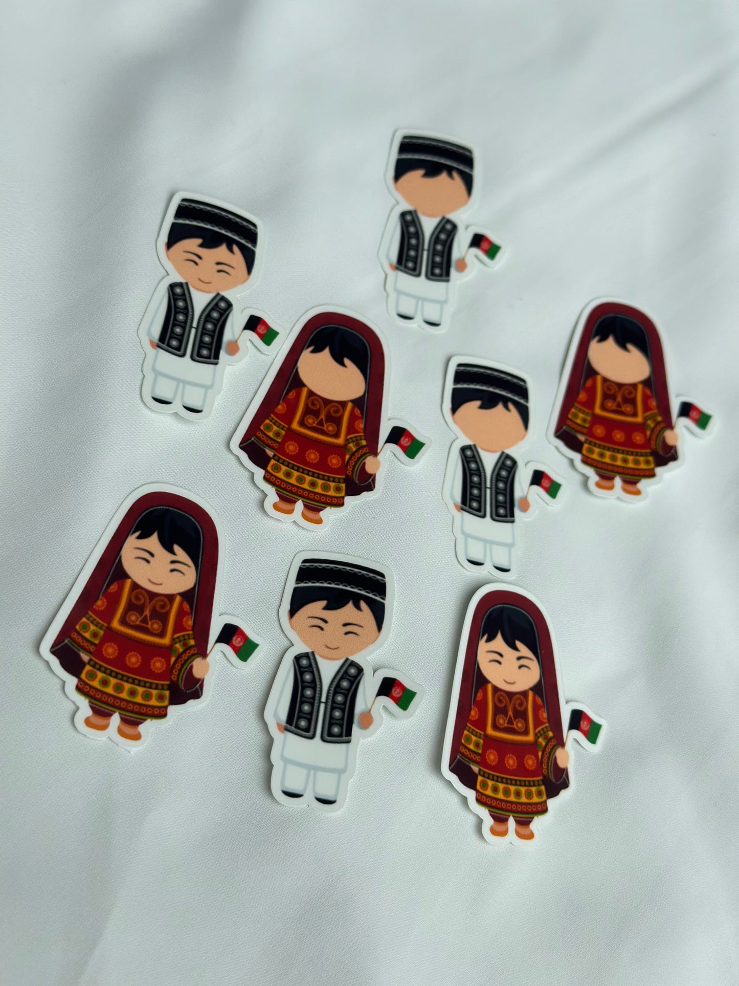 Nationaliteit stickers