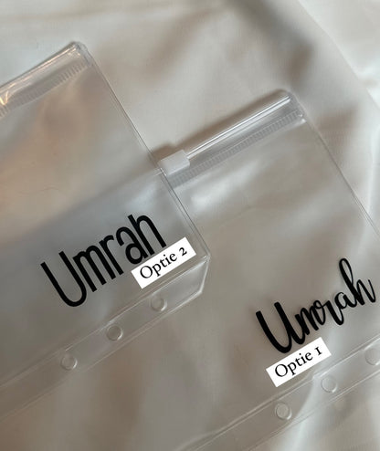 Budget Binder insteekmapjes | 8 eigen spaardoelen