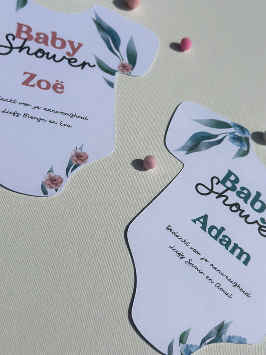 Tafelkaart | Baby romper