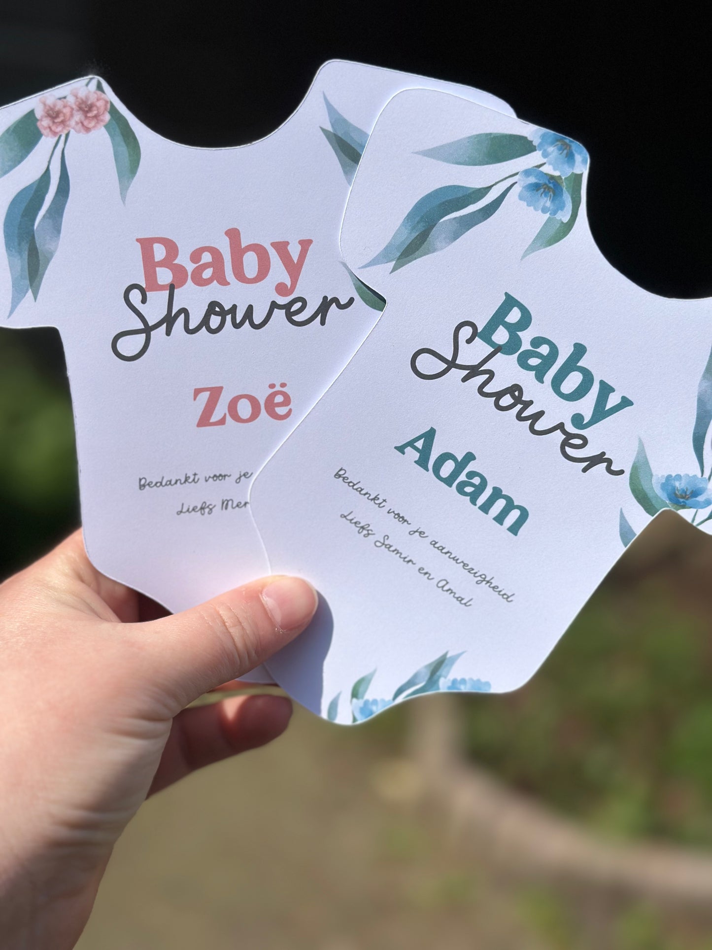 Tafelkaart | Baby romper